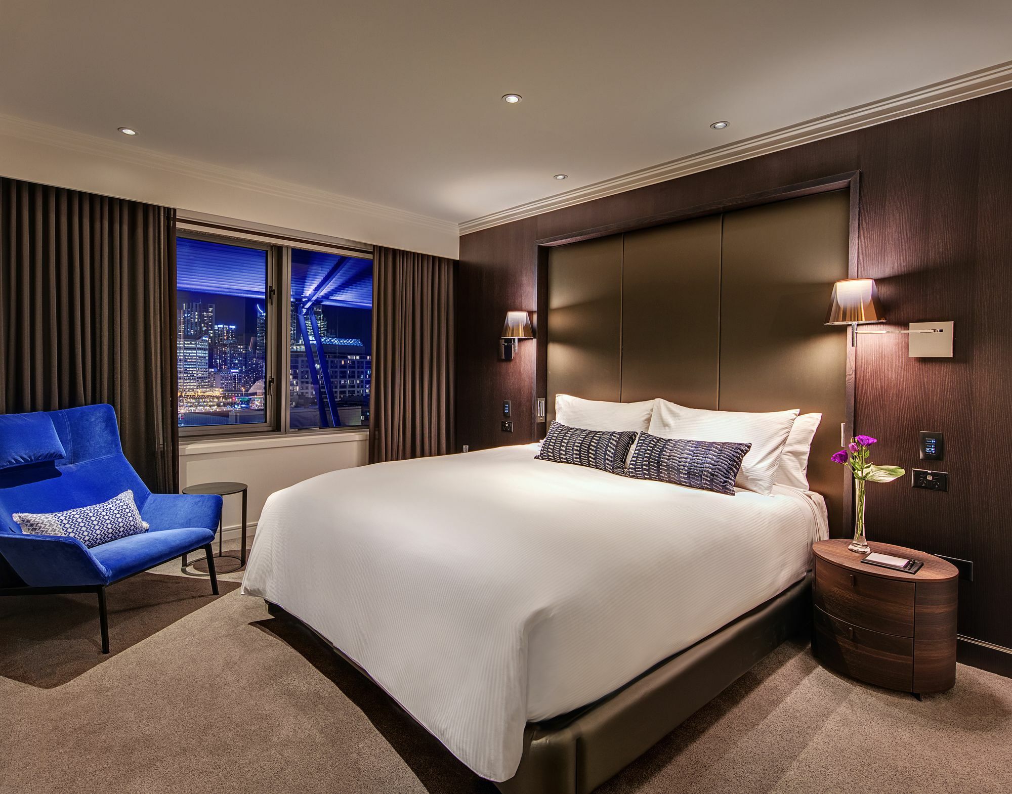 The Star Grand Hotel And Residences Сидней Экстерьер фото A bedroom at the hotel